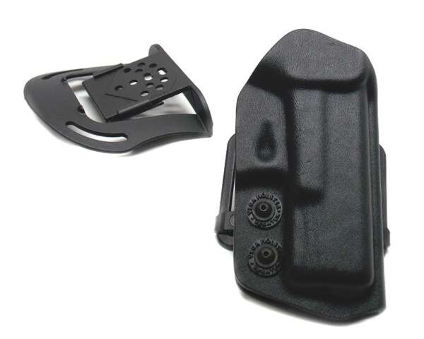 Fondina Vega polimero VKF809 per glock 19 23 25 32 38 - NERO-SX