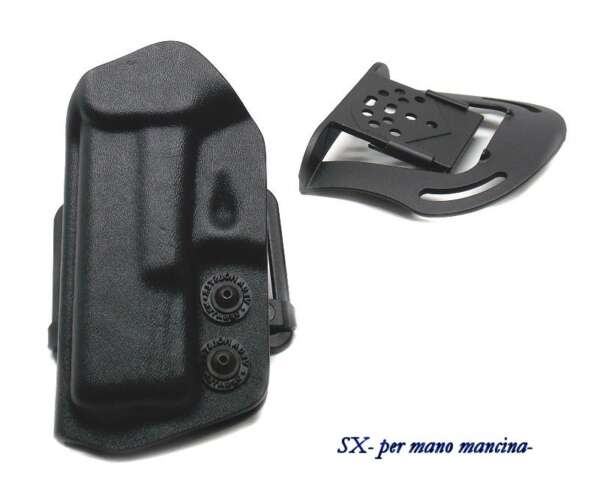 Fondina Vega polimero VKF809 per glock 19 23 25 32 38 - NERO-SX - immagine 4