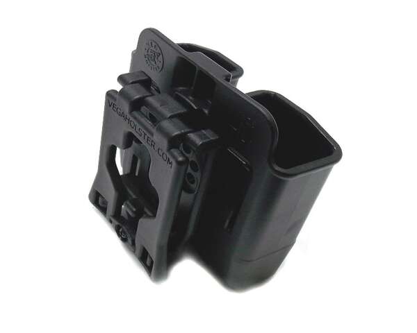 Doppio porta caricatore Vega 8DMH03 in polimero universale - NERO-U - immagine 2