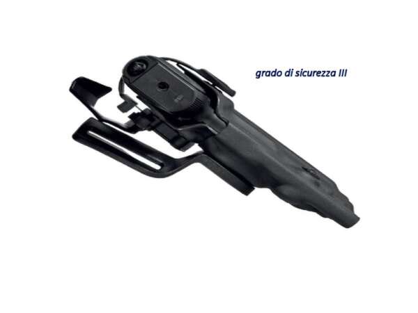 Fondina Vega polimero VKDS800 2 sicure Beretta 92 o 98 grado di sicurezza III - NERO-DX - immagine 2