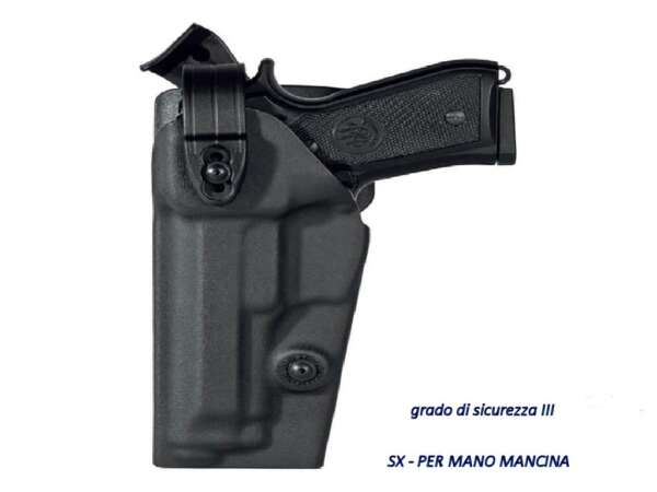 Fondina Vega polimero VKDS800 2 sicure Beretta 92 o 98 grado di sicurezza III - immagine 4