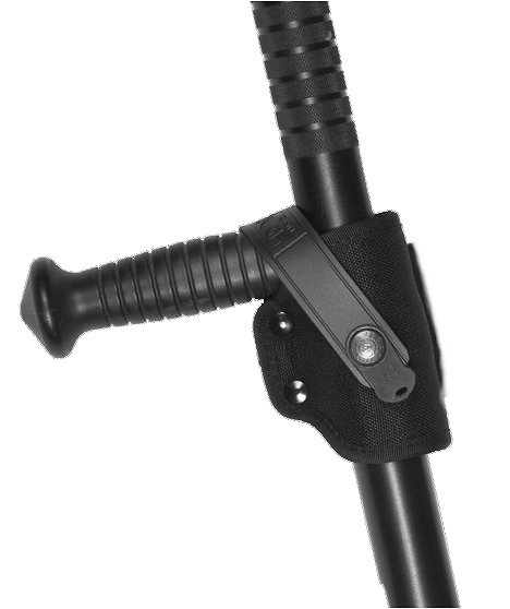 Porta tonfa Vega in cordura 8V19 con passante girevole - NERO-U