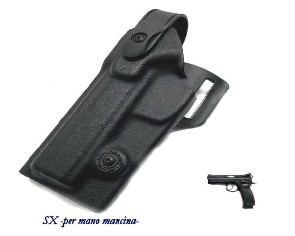 Fondina Vega polimero VKD882 per CZ SP01 Shadow - NERO-SX - immagine 4