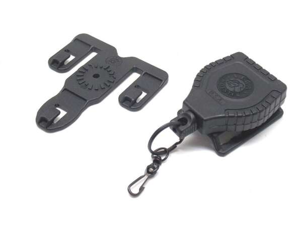 Correggiolo Vega retrattile 8V31 in polimero - NERO-U - immagine 4