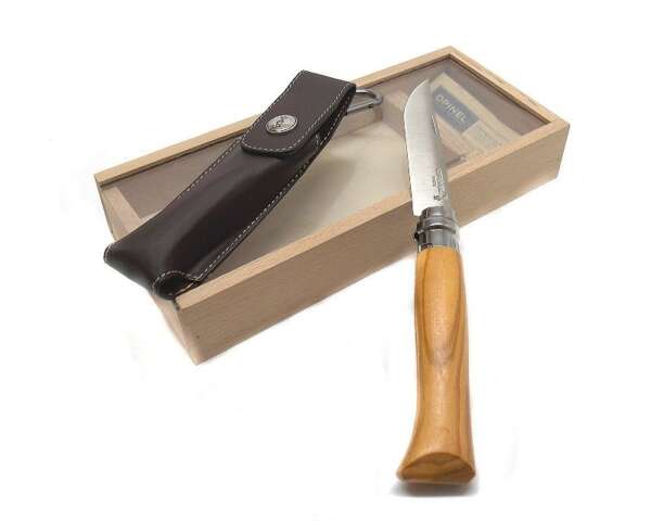 Coltello Opinel ulivo in scatola