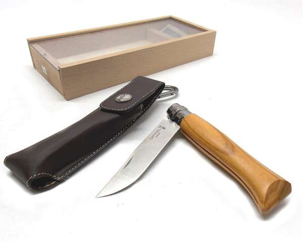 Coltello Opinel ulivo in scatola - immagine 2