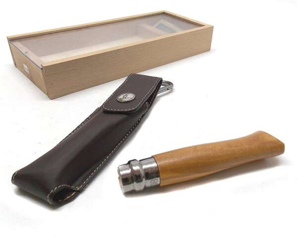 Coltello Opinel ulivo in scatola - immagine 3