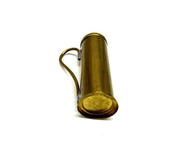 Misurino siciliano in ottone per ricarica polvere - immagine 3