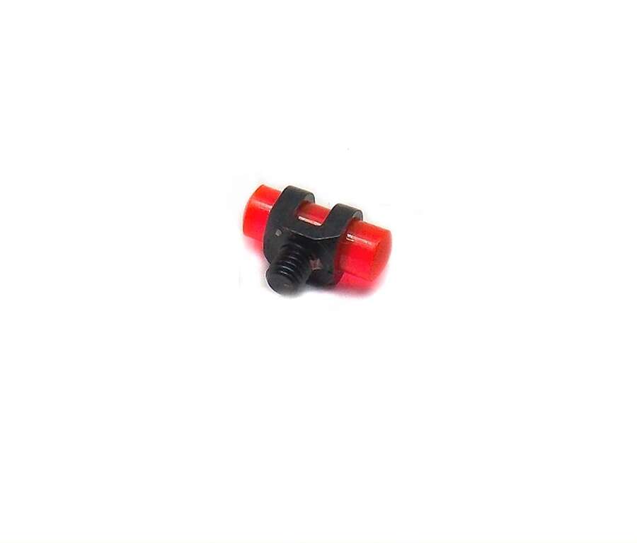 Mirino plastica rosso per fucile - 4