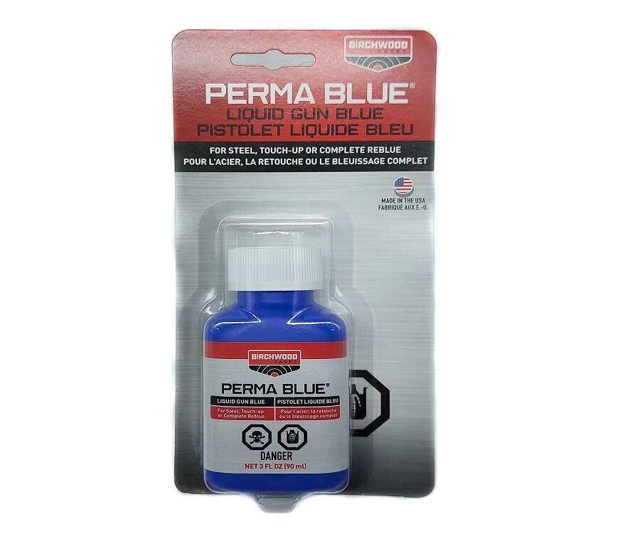 Brunitore liquido perma blue 90 ml Birchwood 13125 per acciaio