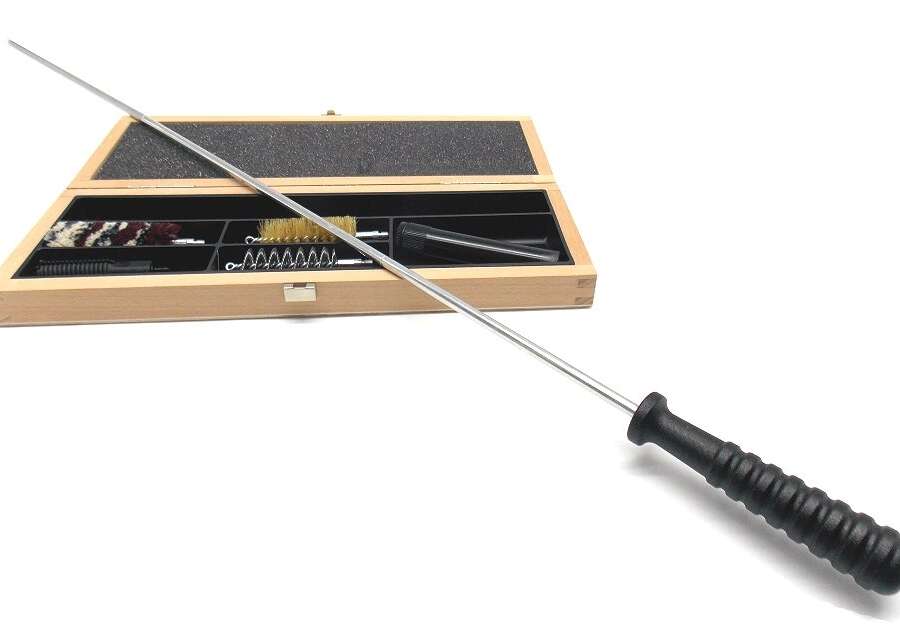 Completo pulizia fucile lusso in scatola legno - 16