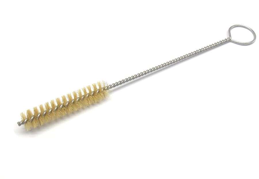 Scovolo setola con manico per pulizia pistola - 40