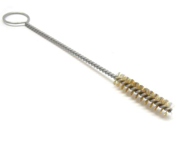 Scovolo in ottone con manico per pulizia pistola - 40