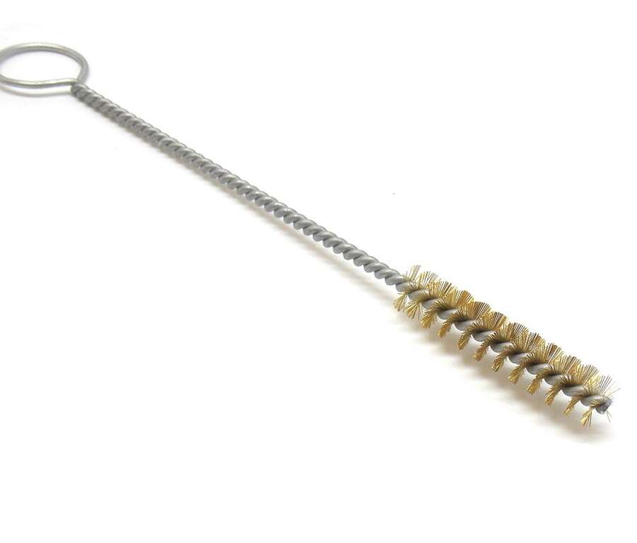 Scovolo in ottone con manico per pulizia pistola - 40