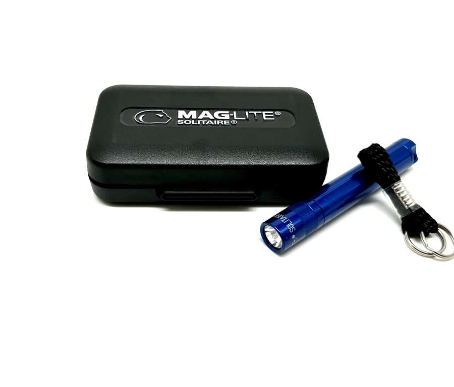 Torcia Maglite solitaire con portachiavi - VERDE-U