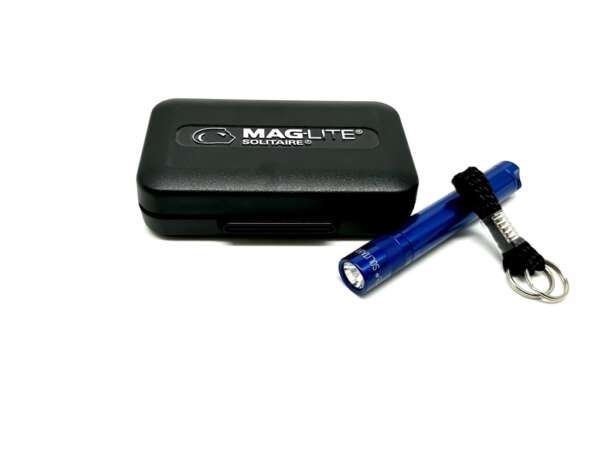 Torcia Maglite solitaire con portachiavi - ARGENTO-U