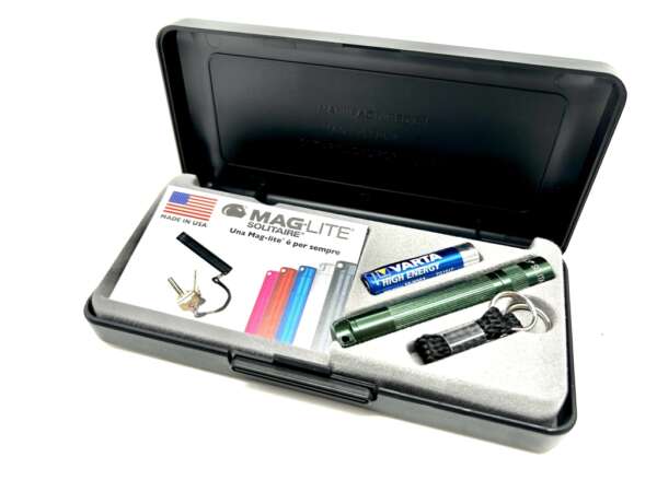 Torcia Maglite solitaire con portachiavi - ARGENTO-U - immagine 3