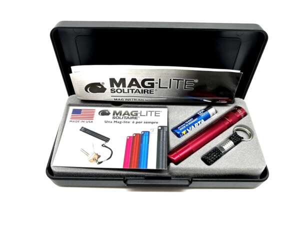 Torcia Maglite solitaire con portachiavi - ARGENTO-U - immagine 4