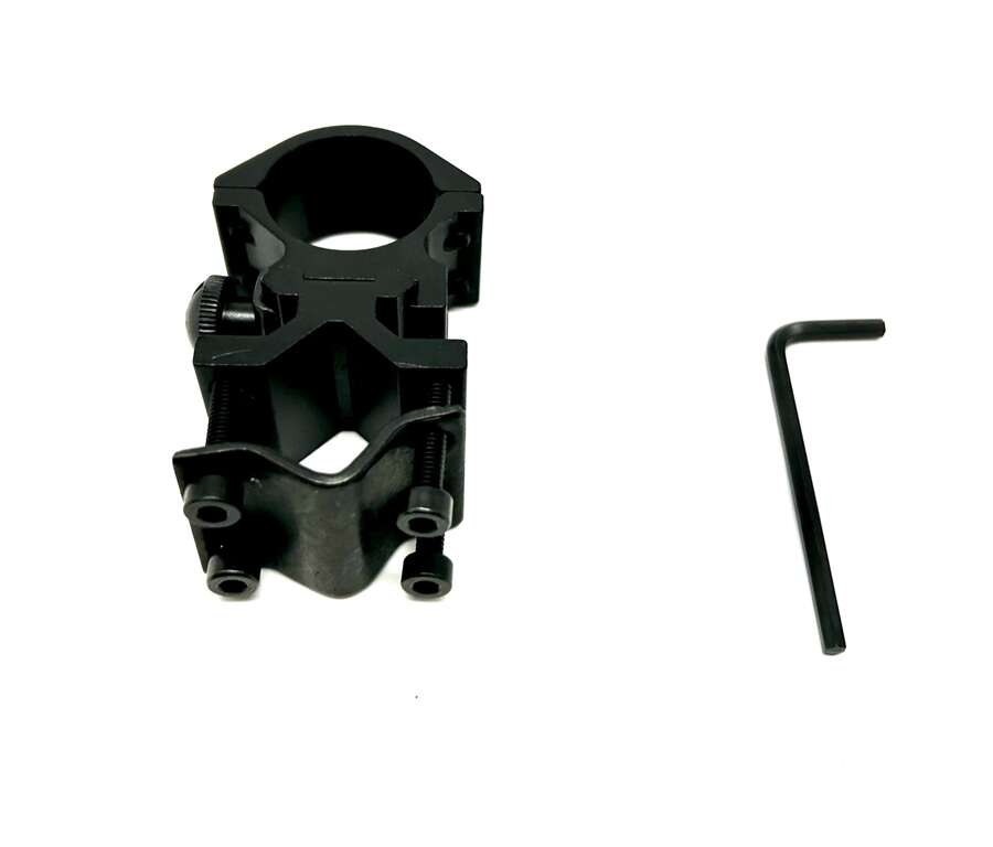 Supporto attacco metallo per torcia laser o cannocchiale