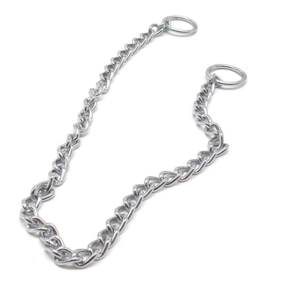 Collare strangolo 1 filo 45 cm per addestramento cane - immagine 2