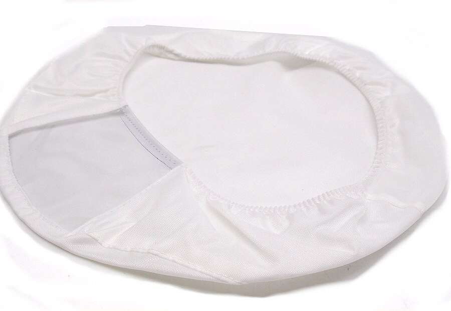 Copri berretto nylon per berretto da vigile uomo - BIANCO-1