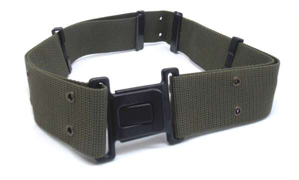 Cinturone nylon 2 fori per tuta operativa - VERDE-U - immagine 2
