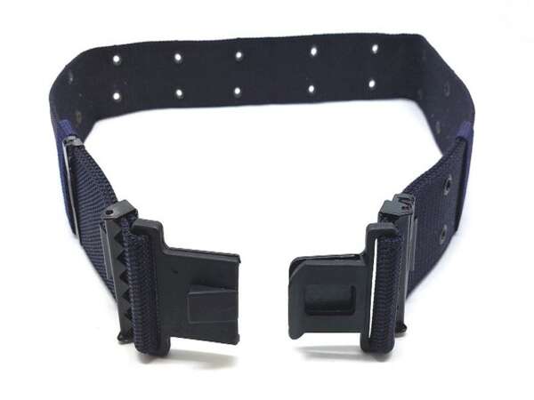 Cinturone nylon 2 fori per tuta operativa - NERO-U - immagine 3