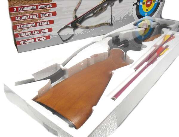 Balestra fucile legno 150 libbre - immagine 3