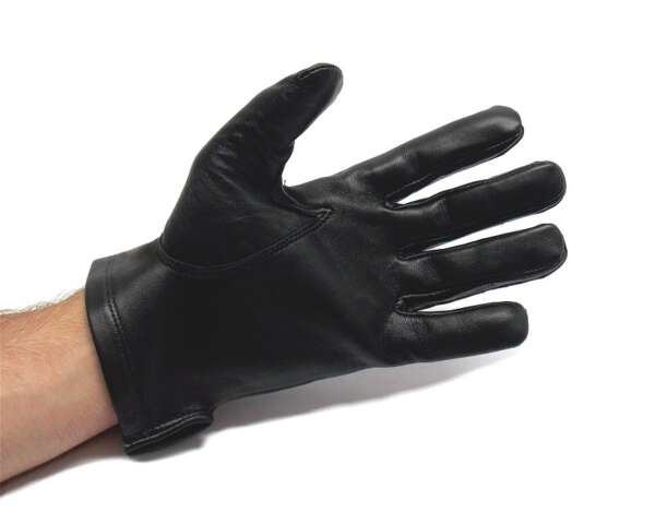 Guanti in pelle sfoderata uomo di colore nero - S - immagine 2
