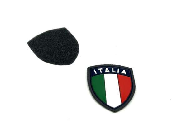 Scudetto ITALIA con strip in plastica per tuta operativa - verde-U - immagine 5