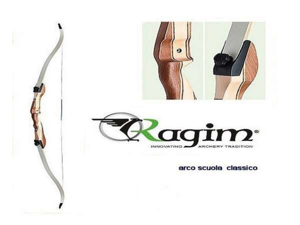Arco ricurvo 66 pollici 24 libbre Ragim - SX