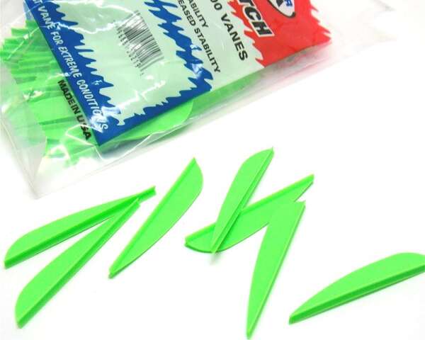 Aletta in plastica per freccia - VERDE-U - immagine 2
