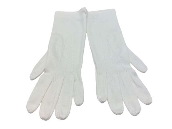 Guanti cotone di rappresentanza bianchi - P