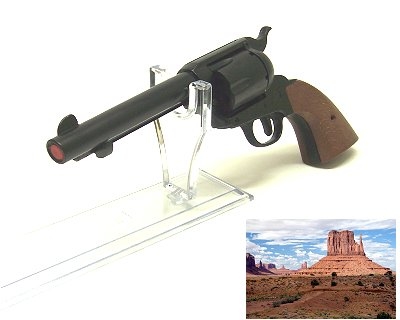 Revolver Bruni a salve Far west N nero per uso cinema western Top Firing
