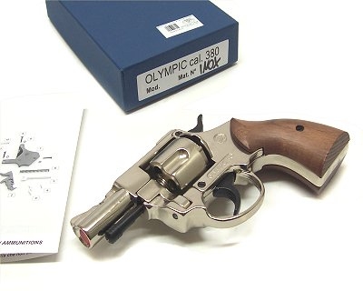 Revolver Bruni a salve Olympic inox calibro 380 Top Firing
