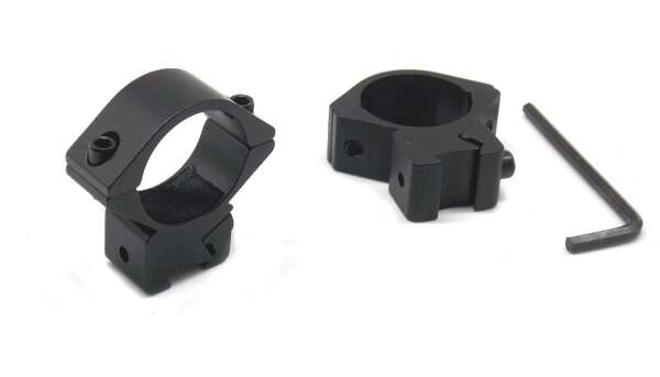 Anelli alluminio nero 25 mm passo stretto