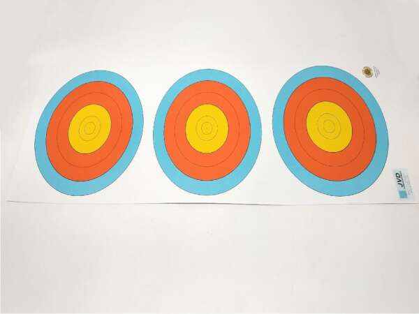 Visuale JVD tris di carta bersaglio cm 3X20 - immagine 2
