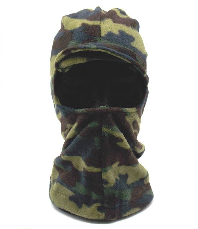 Passamontagna in pile mimetico