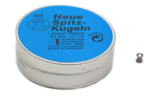 Pallini HN Neue Spitz Kugeln 4,5 mm per carabina aria compressa
