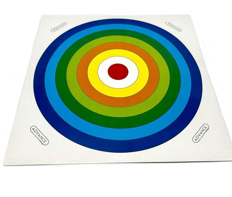 Bersaglio in cartone cm 35x35