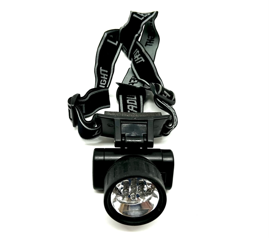 Torcia frontale 7 led da testa per la pesca
