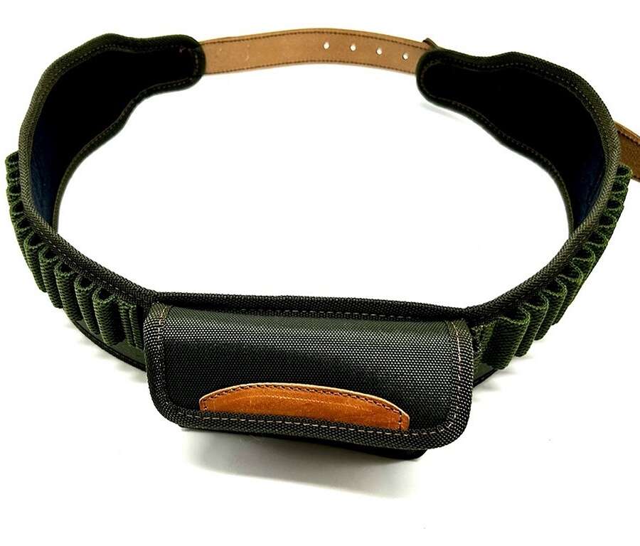 Cartuccera per carabina con borsa in cordura con celle elasticizzate