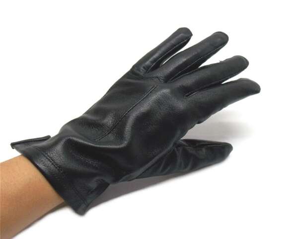 Guanti in pelle sfoderata donna colore nero - M - immagine 3