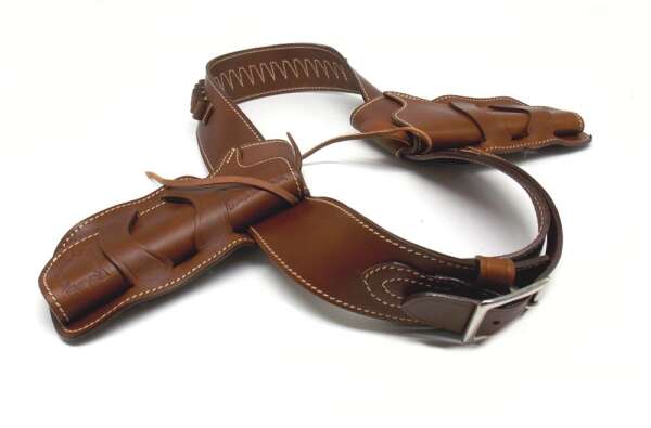 Cinturone Western 2fondine revolver singola azione - S - immagine 3