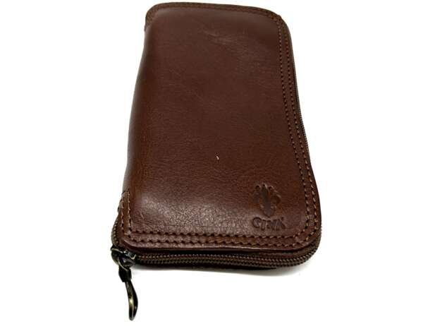 Porta strozzatori in pelle 4 posti