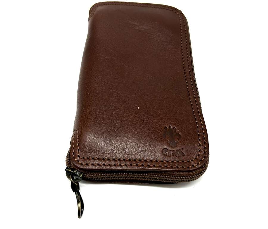 Porta strozzatori in pelle 4 posti