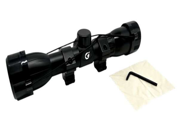 Cannocchiale Gamo 4X32 con attacchi per carabina