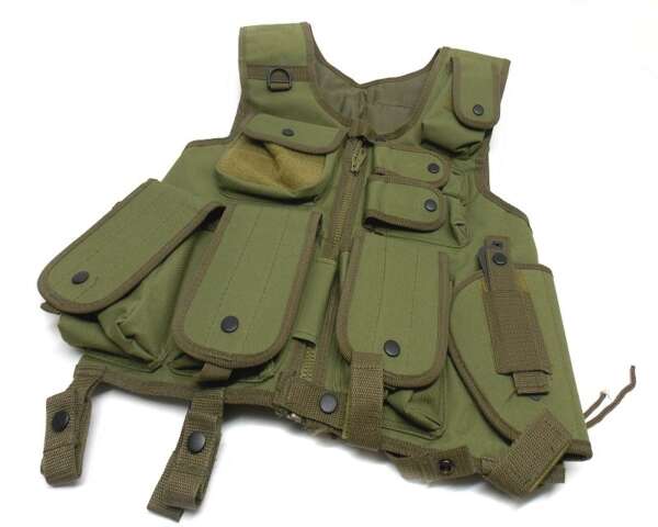 Gilet tattico verde soft air