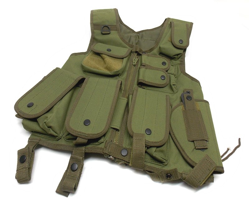 Gilet tattico verde soft air