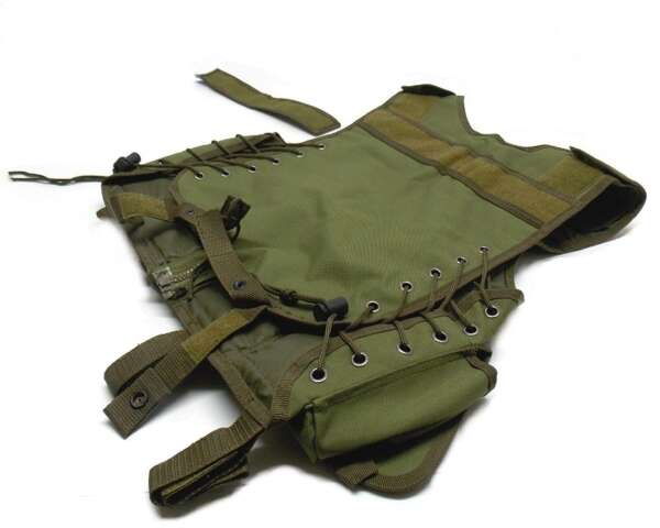 Gilet tattico verde soft air - immagine 3